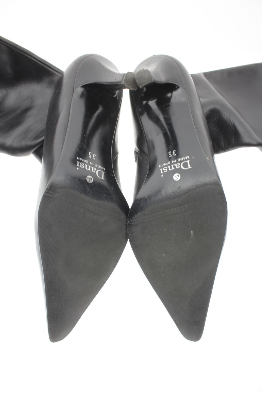 Botas de dansi de la talla 35, de color negro de