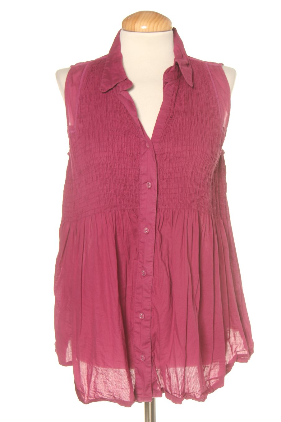 Ärmelloses Hemd von Trafaluc Größe M, Farbe Violett, für