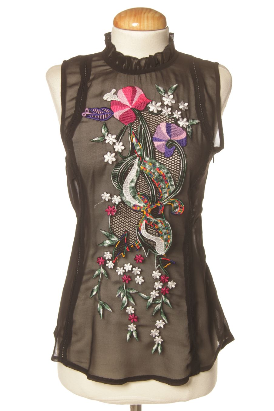 Top de Guess de la talla S, de color negro