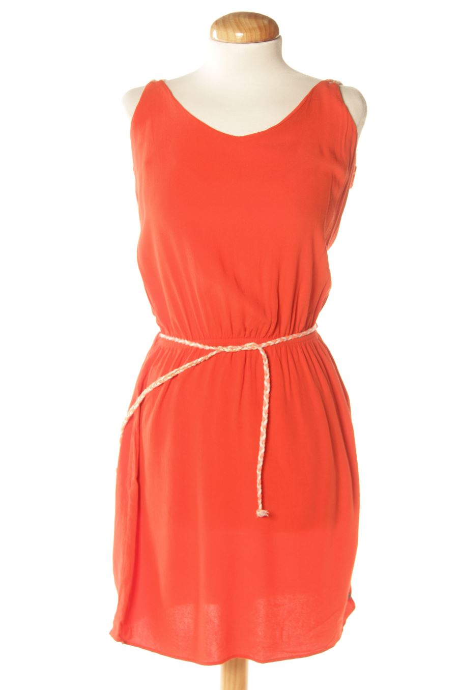 Robe casual Bonobo Jean de la taille XS, de couleur orange