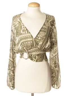 Blouse à manches longues XS Zara