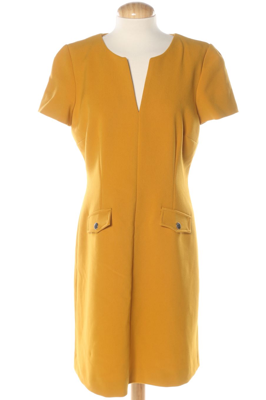 Robe casual Caroll de la taille 42, de couleur moutarde