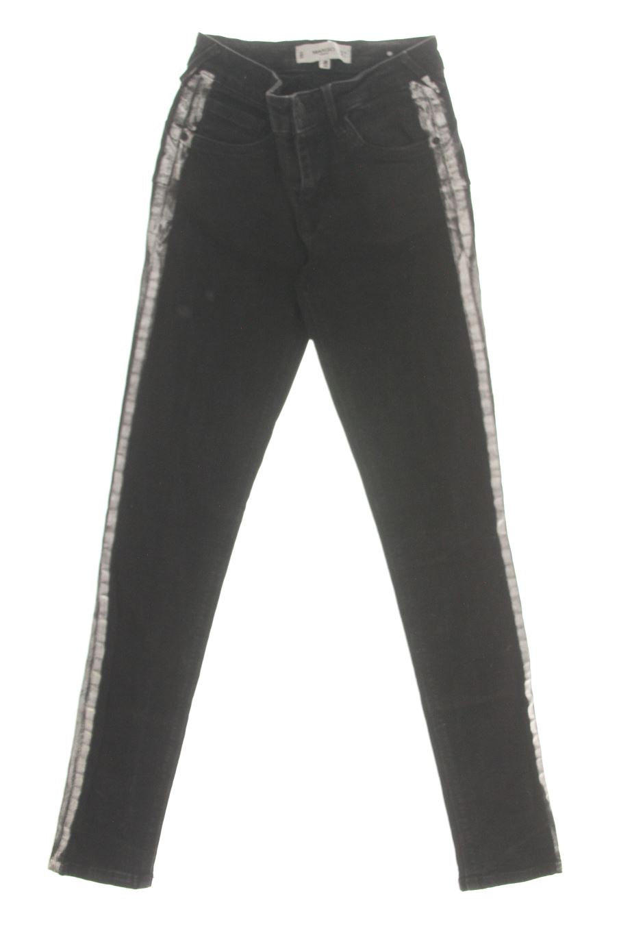 Jeans Mango de la taille 32, de couleur noir de denim