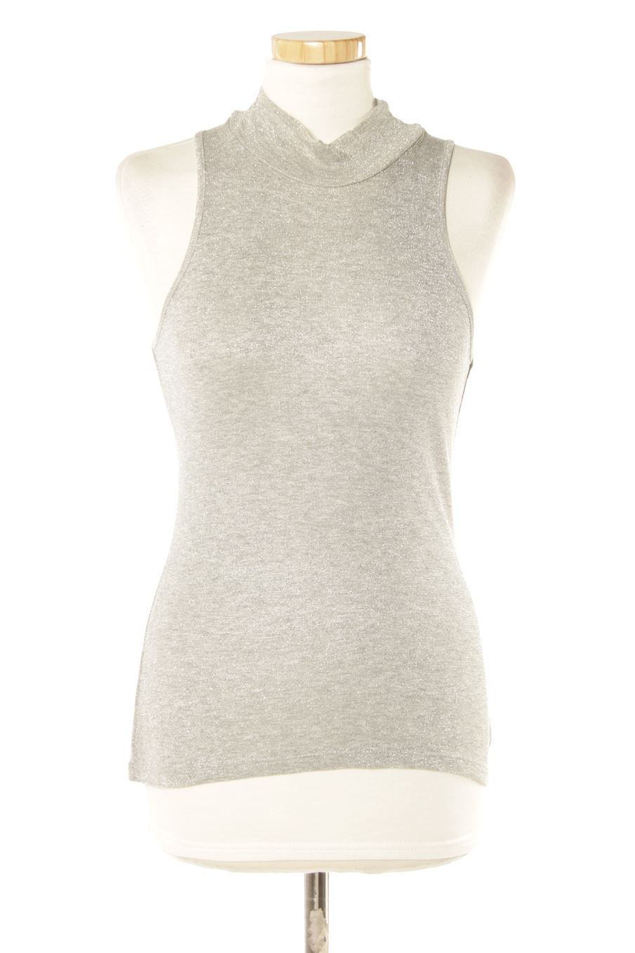 Aufwändiges Top von Morgan Größe S, Farbe Grau, für
