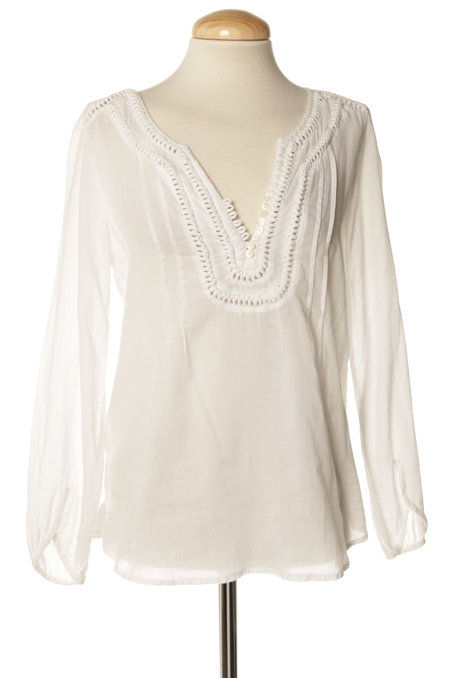 Blouse à manches longues Sfera de la taille S, de couleur blanc