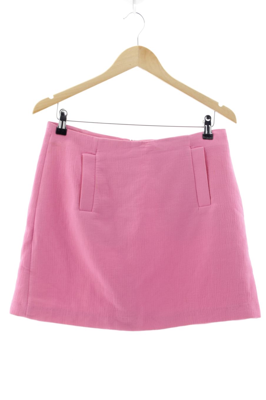 Falda de Zara de la talla M, de color rosa