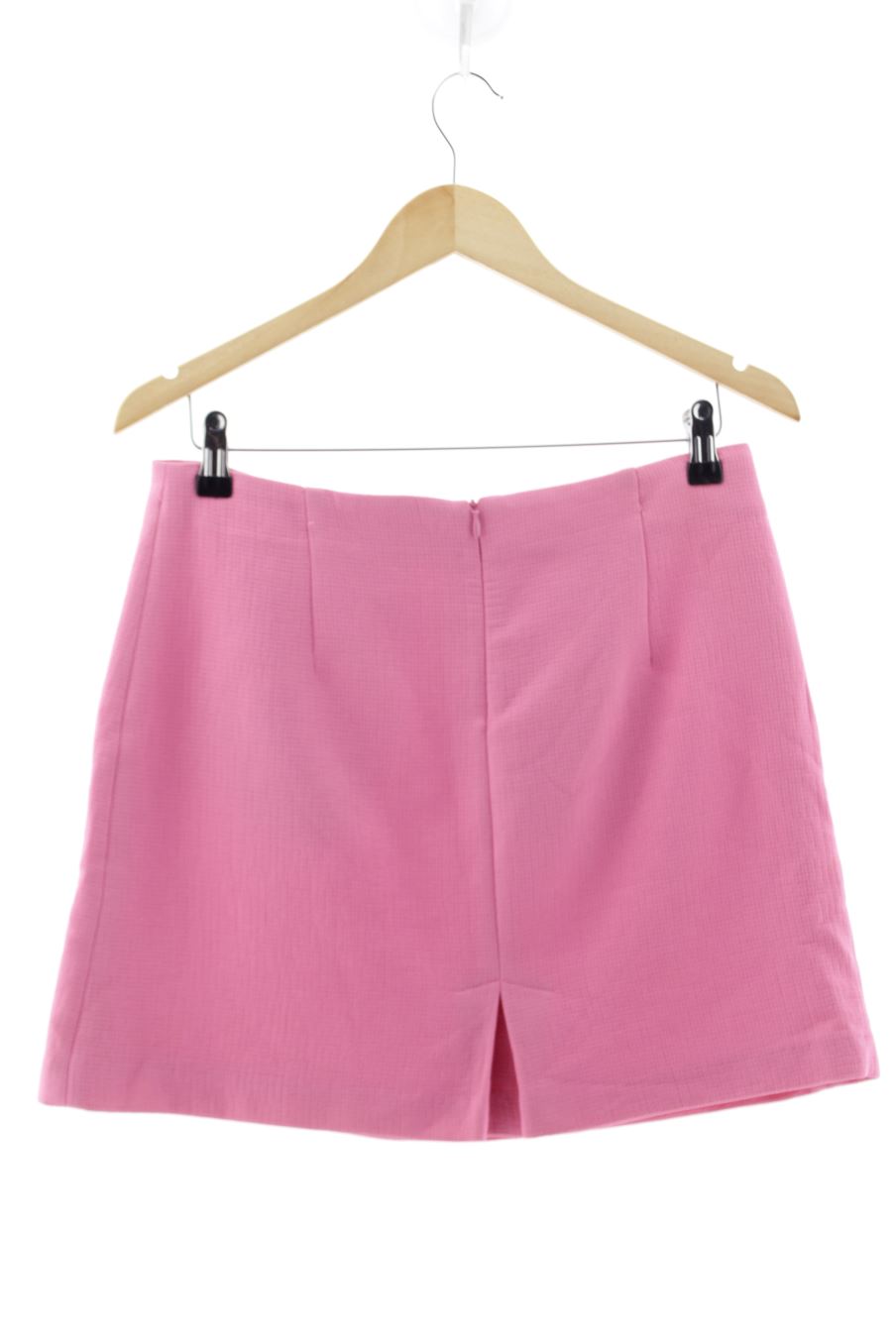 Falda de Zara de la talla M, de color rosa