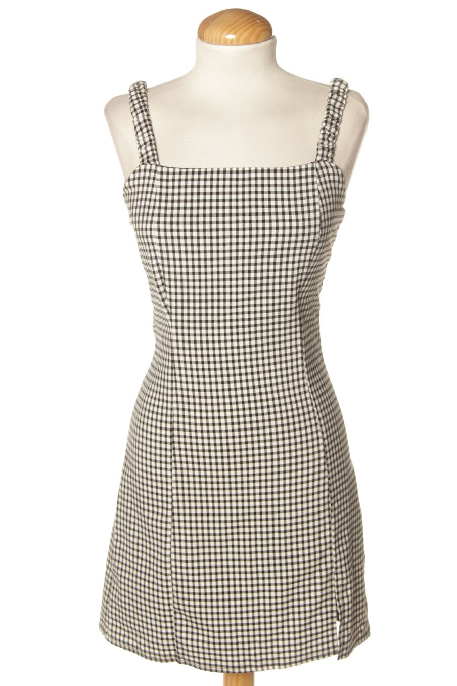 Einfaches Kleid von Pull & Bear Größe S, Farbe Kariert, für