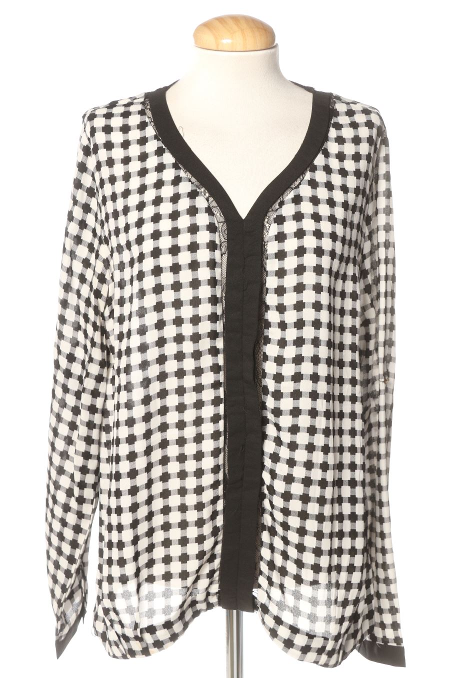 Langärmelige Bluse von PERCENTIL Größe XL, Farbe Kariert, für