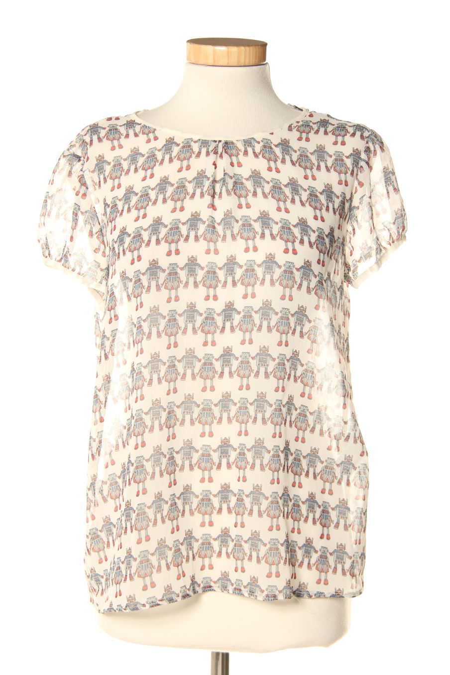 Blusa de manga corta de Trafaluc de la talla M, de color estampado