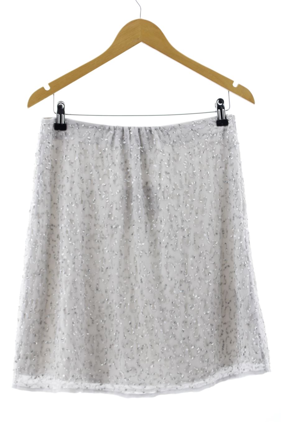 Jupe Amitié de la taille 42, de couleur gris