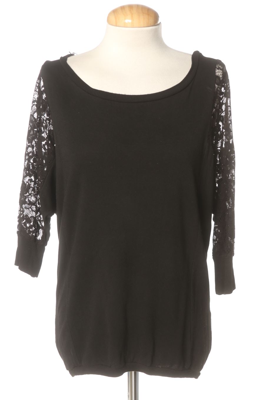 Blouse à manches longues Bershka de la taille M, de couleur noir