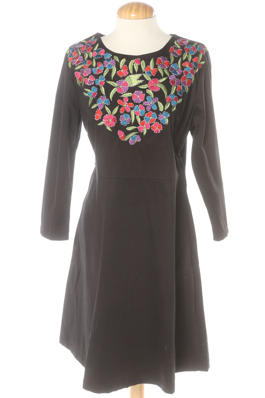 Vestido casual de Niza de la talla 44, de color negro