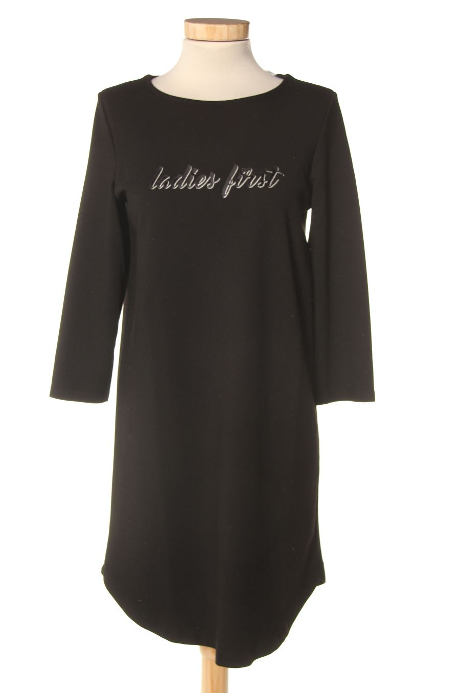 Vestido casual de Mango de la talla S, de color negro