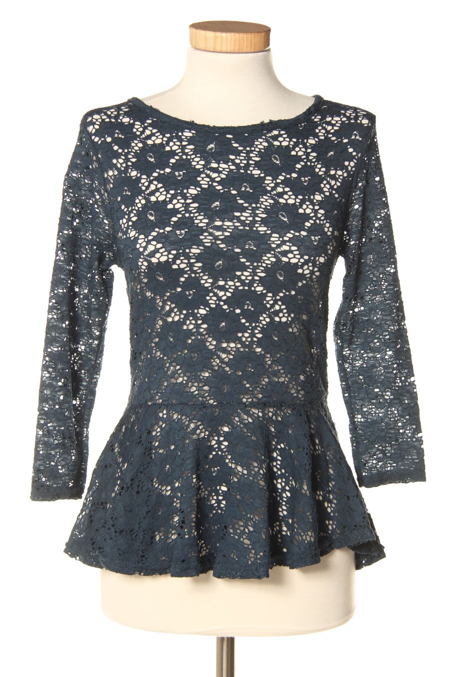 Blusa a maniche lunghe de Amisu de la talla XS, de color blu oltremare