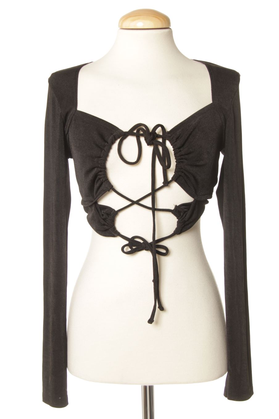 Camiseta manga larga de H&M de la talla S, de color negro