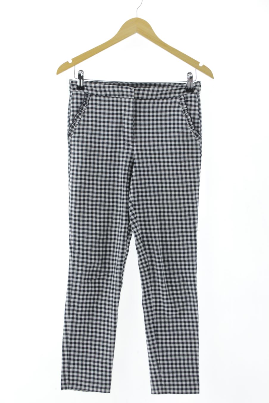 Pantalon Zara de la taille XS, de couleur carreaux