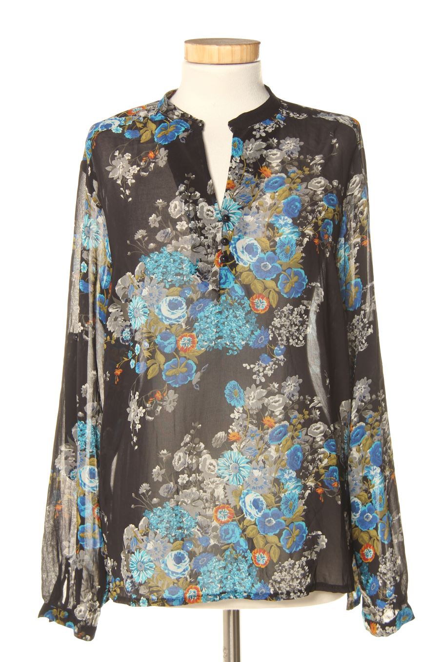 Blusa de manga larga de Dandara de la talla M, de color flores