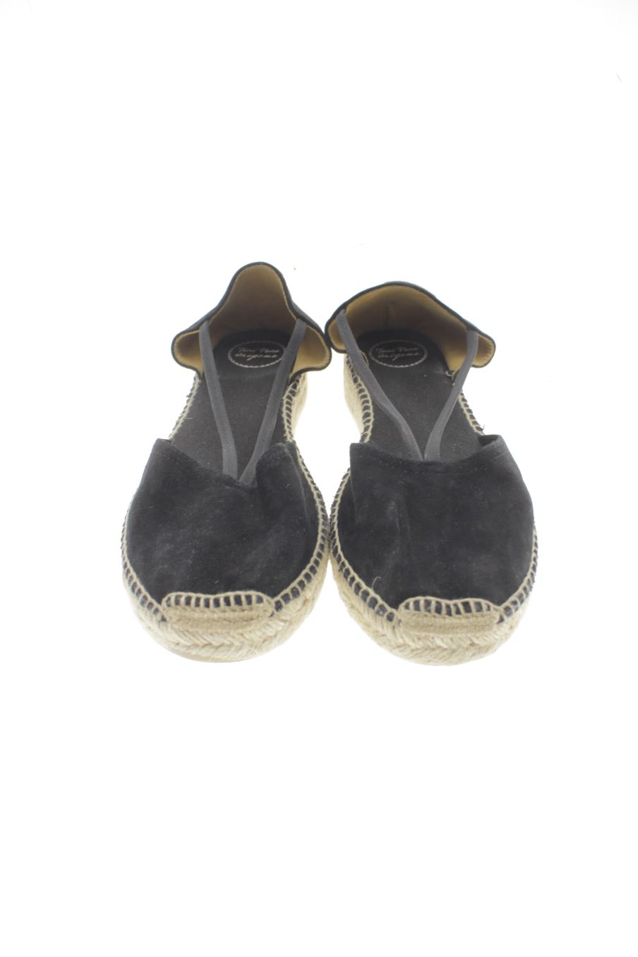 Sandalias planas de Toni Pons de la talla 43, de color negro de