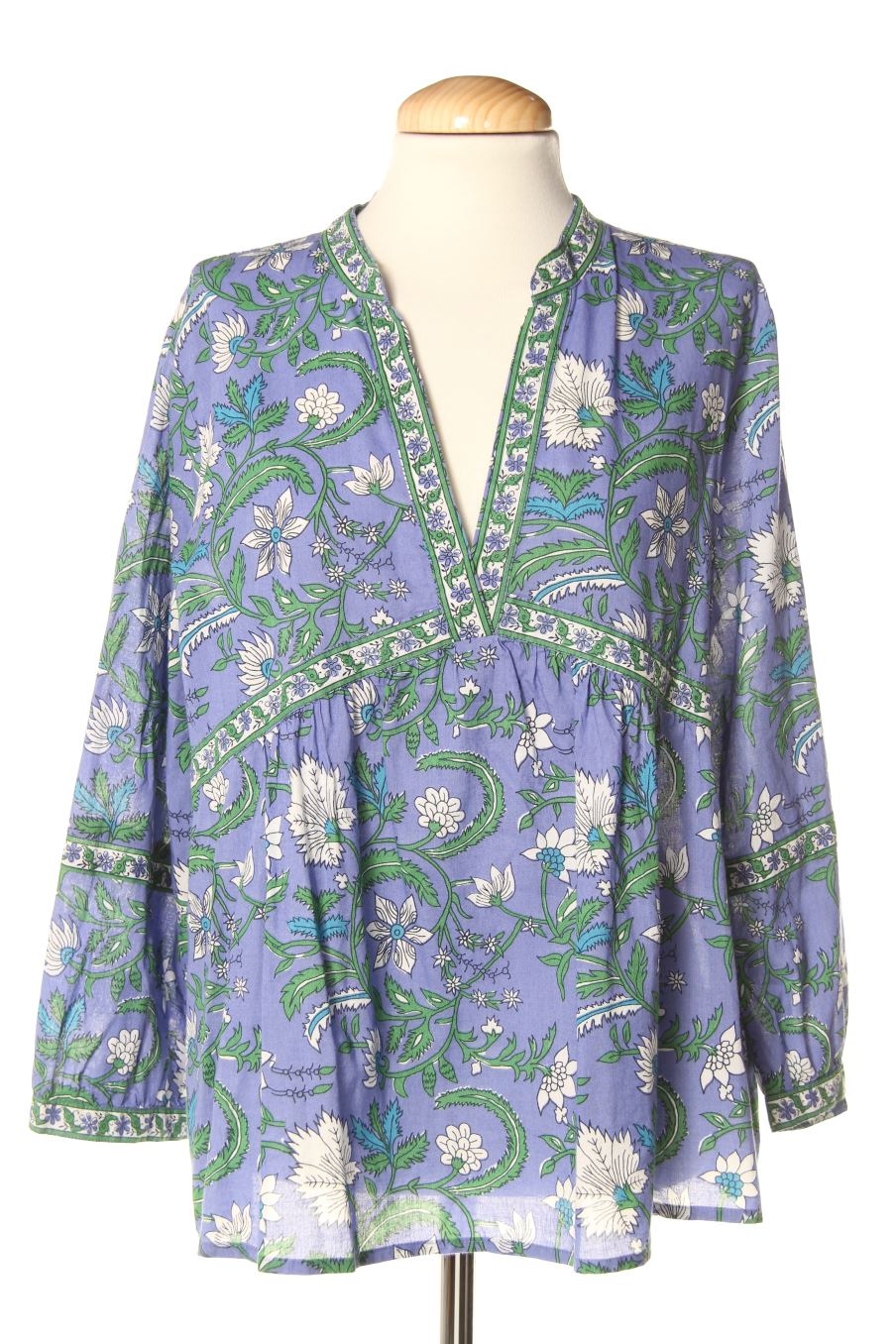 Blusa de manga corta de Caroll de la talla 42, de color flores