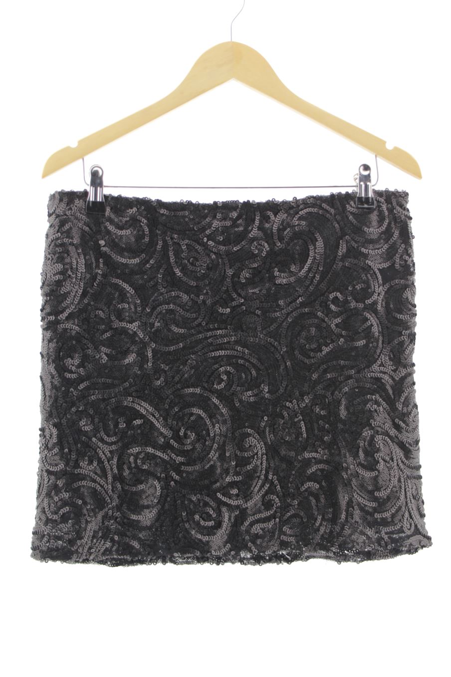 Faldas de Mango de la talla 40, de color negro