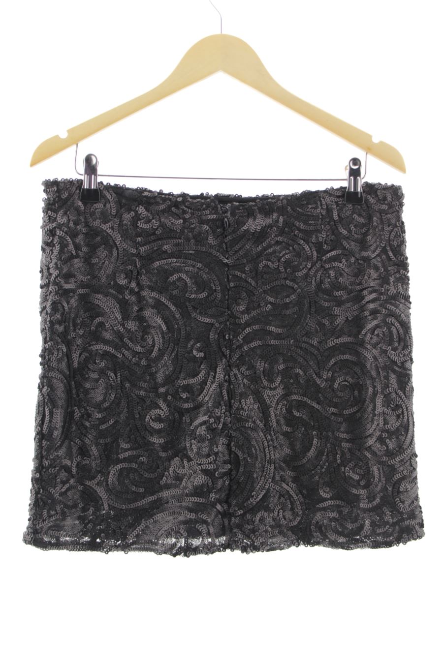 Faldas de Mango de la talla 40, de color negro