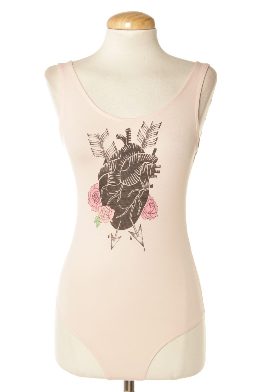 Body de H&M de la talla XS, de color rosa