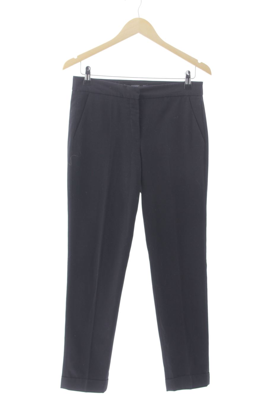 Pantalon Mango de la taille 36, de couleur noir