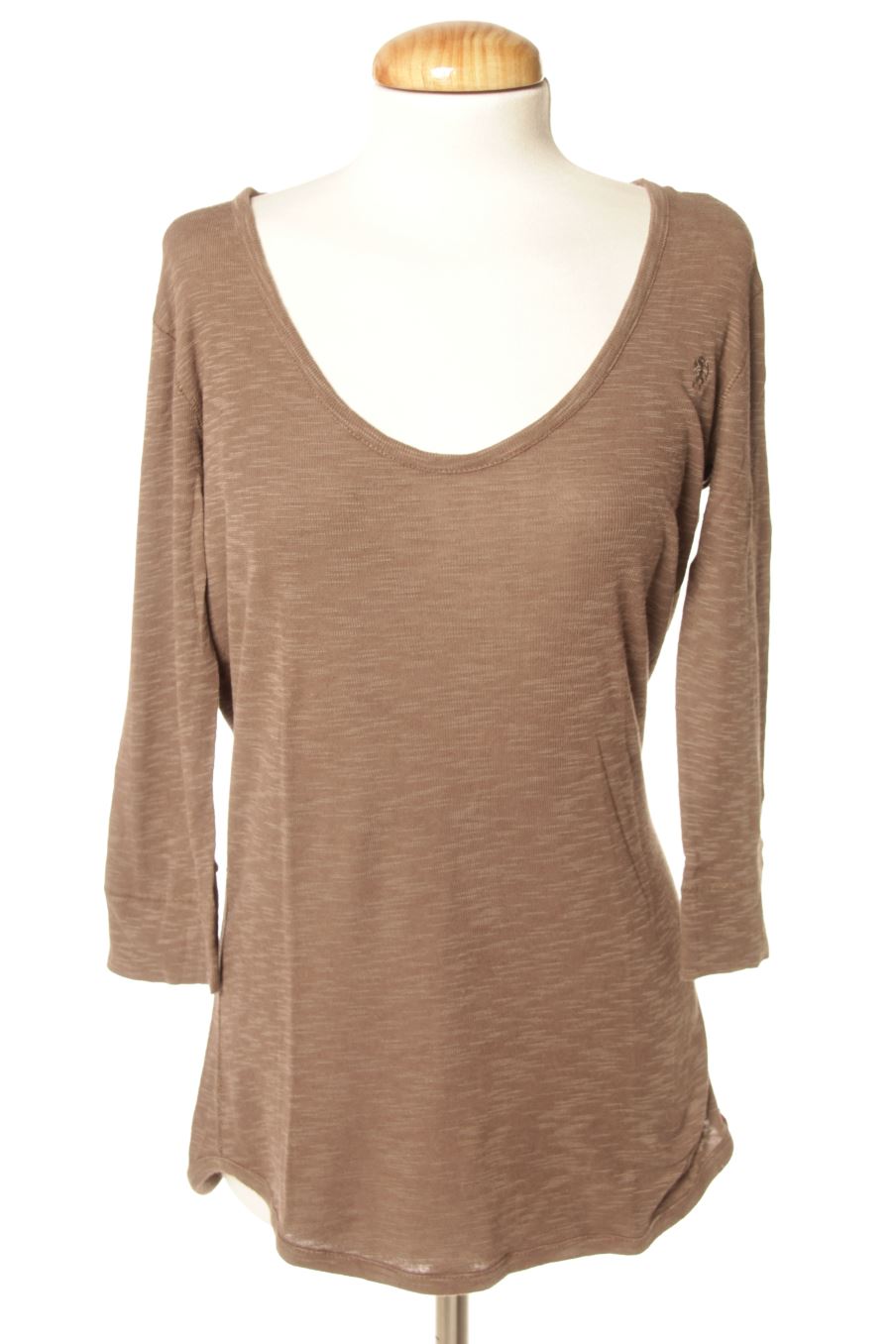 T-shirt à manches longues Edc (ESPRIT) de la taille S, de couleur marron