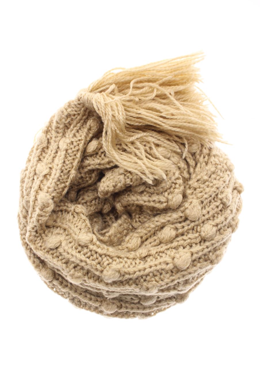 Sciarpa de TRIS  de la talla Unica, de color beige