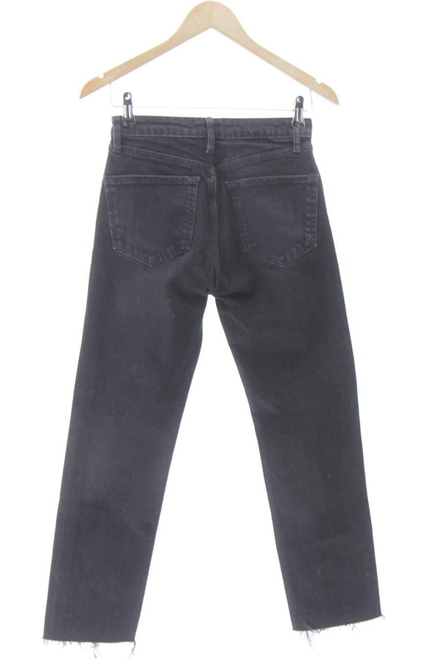 Jeans Zara de la taille 34, de couleur noir de denim