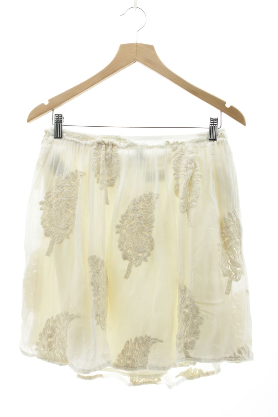 Falda de Made in italy de la talla M, de color blanco