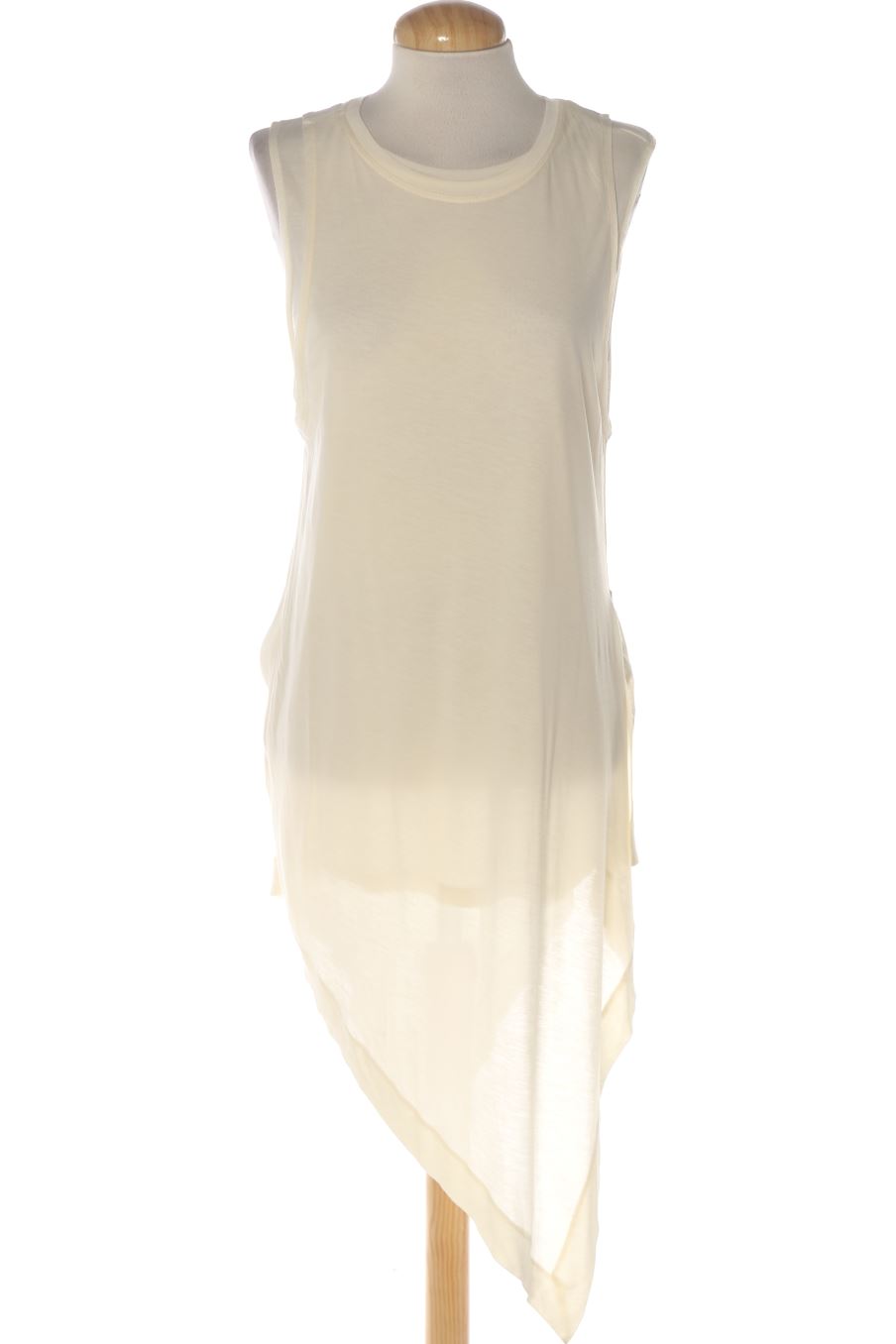 Robe casual Zara de la taille L, de couleur beige