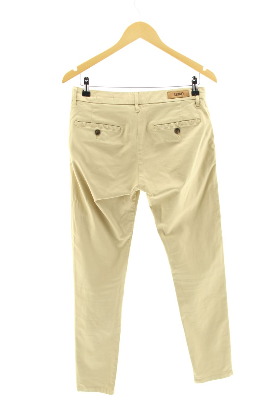 Pantalon Reiko de la taille 36, de couleur beige