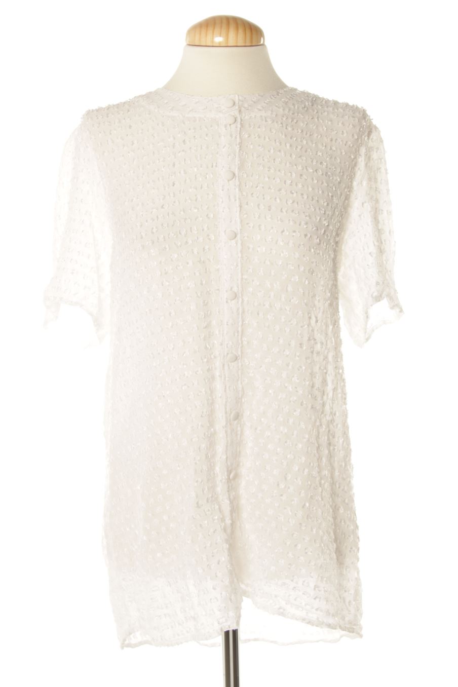 Kurzärmelige Bluse von Intimissimi Größe L, Farbe Weiss, für