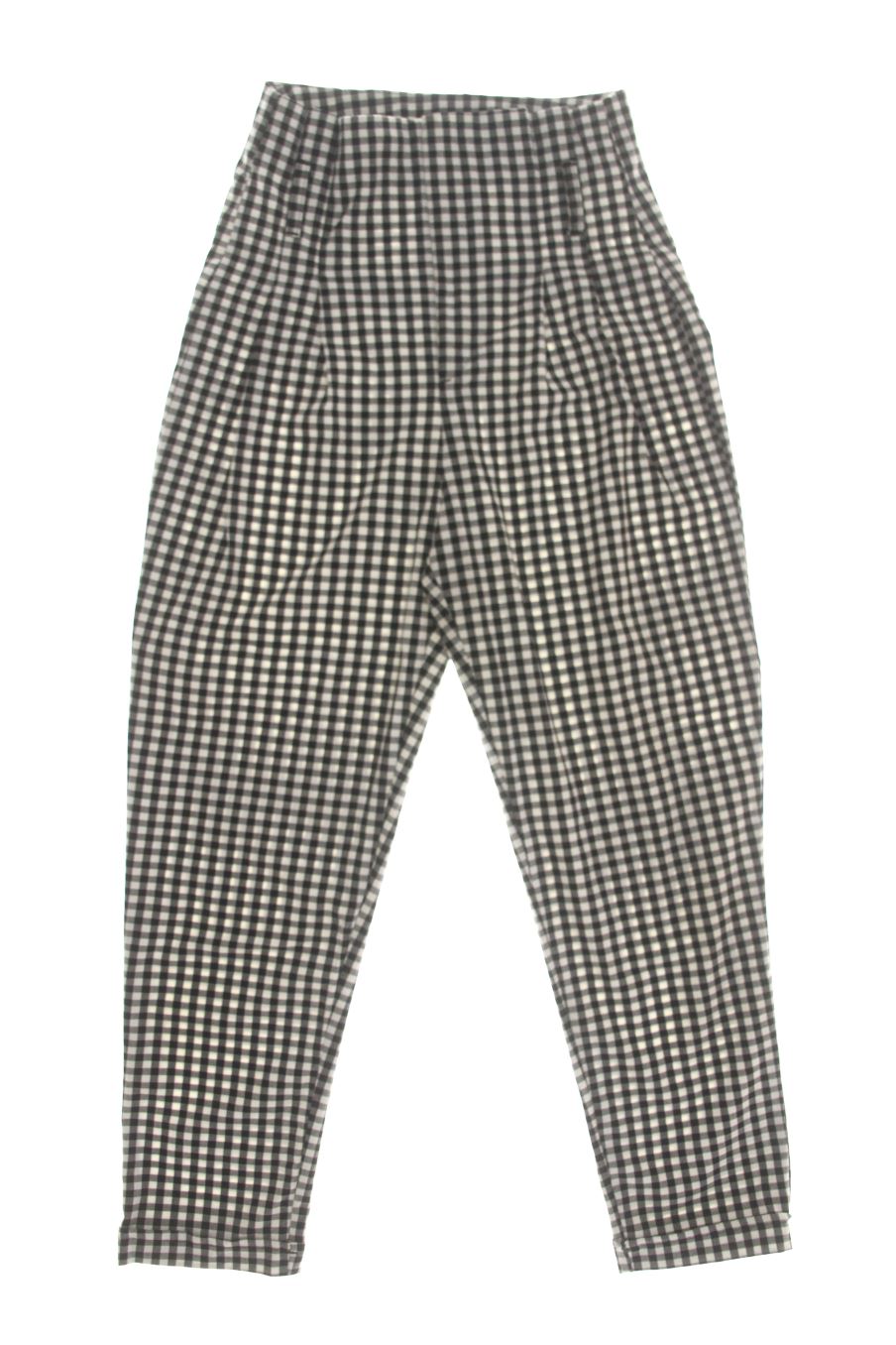 Pantalones de Bershka de la talla 36, de color cuadros