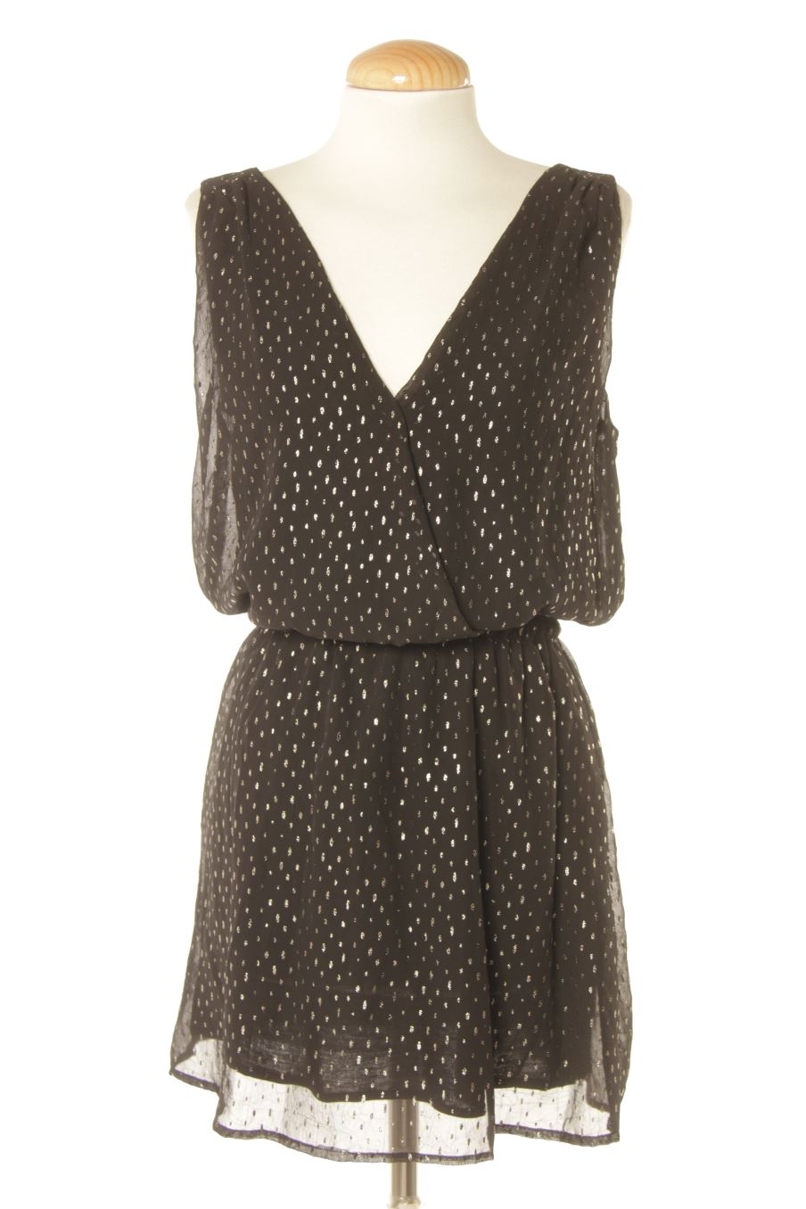 Vestido casual de Mango de la talla S, de color negro