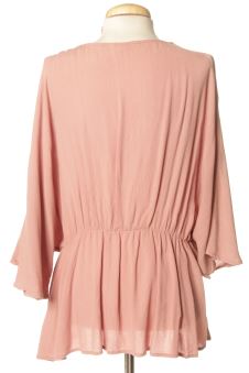 Blusa de manga corta L SLOWLOVE