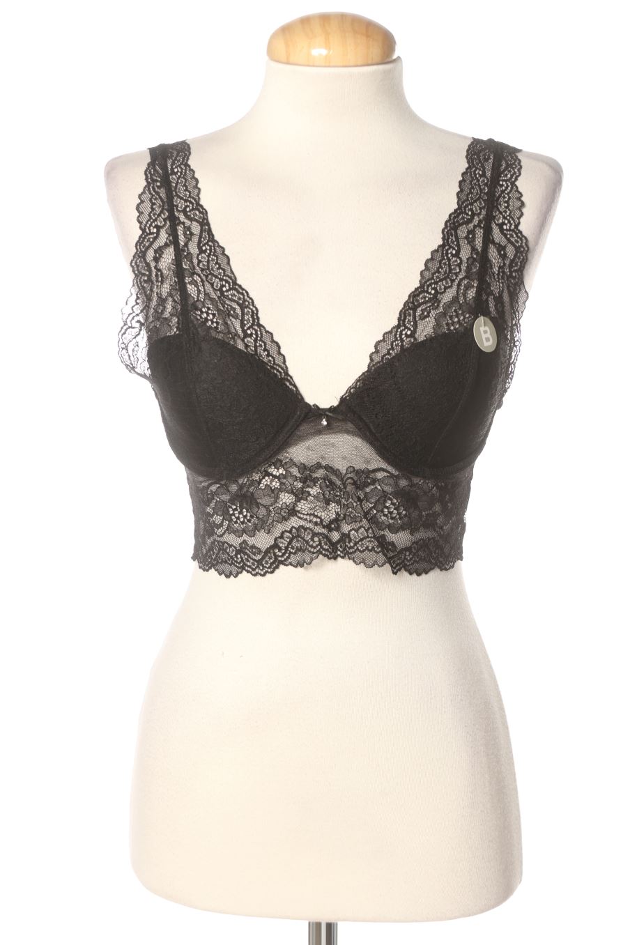 Top de Women'secret de la talla XS, de color nero