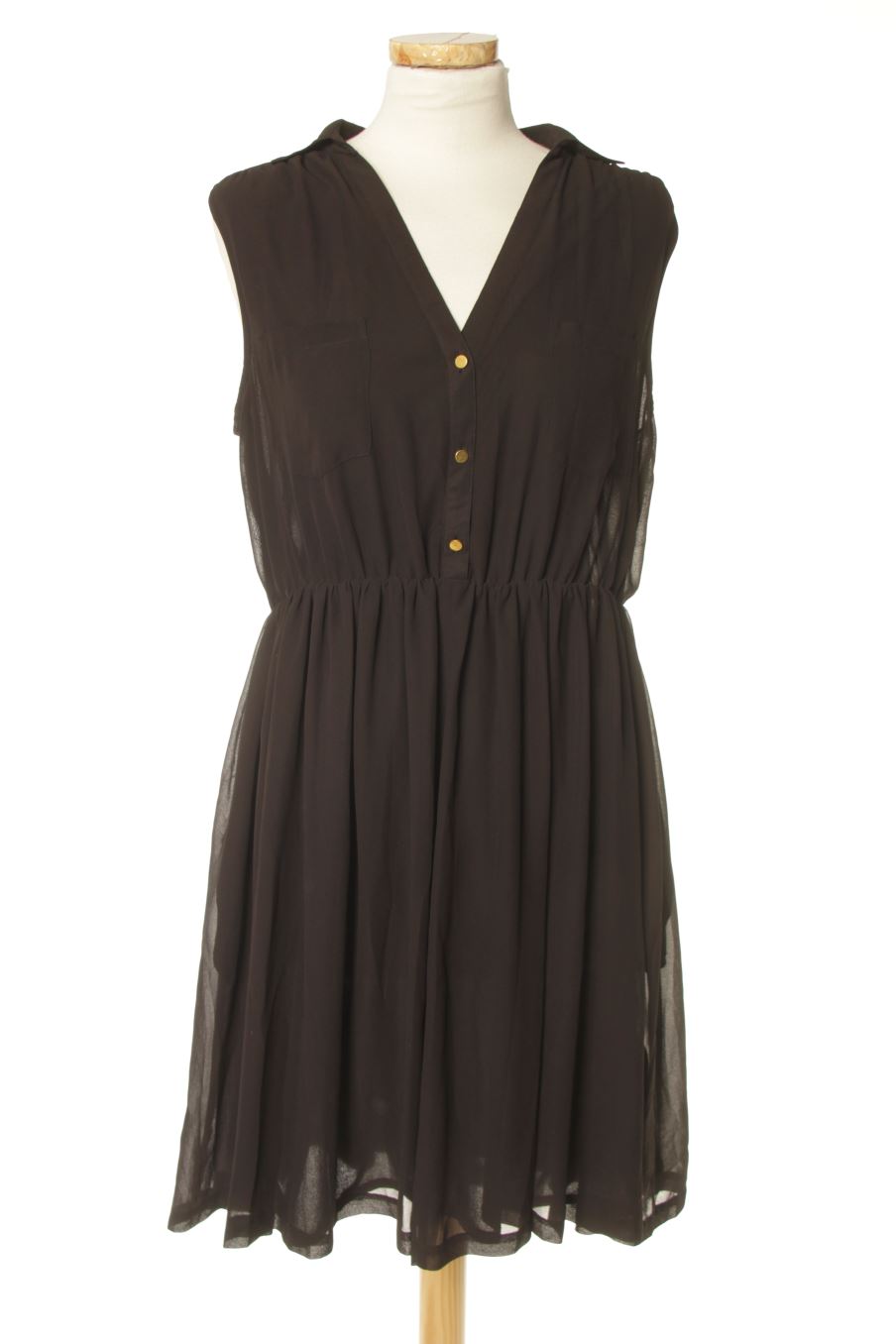Robe casual H&M de la taille 42, de couleur noir