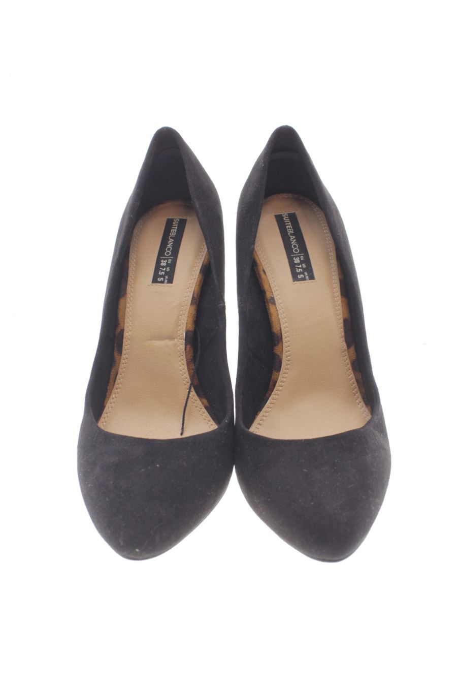 Zapatos de tacon de SUITEBLANCO de la talla 38, de color negro de