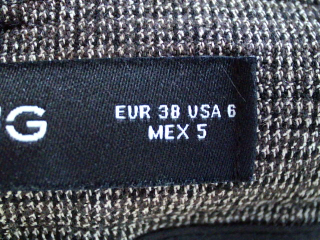 Pantalon Mango de la taille 38, de couleur marron
