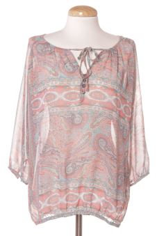 Blusa de manga larga M Stradivarius, foto 1 de 2