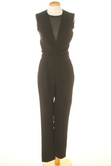 Pantalon Femme LAURA CLEMENT LA REDOUTE - Laine Mélangée Marron - Taille 12 - Coupe Wide-leg