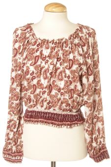 Blouse à manches longues S Gémo