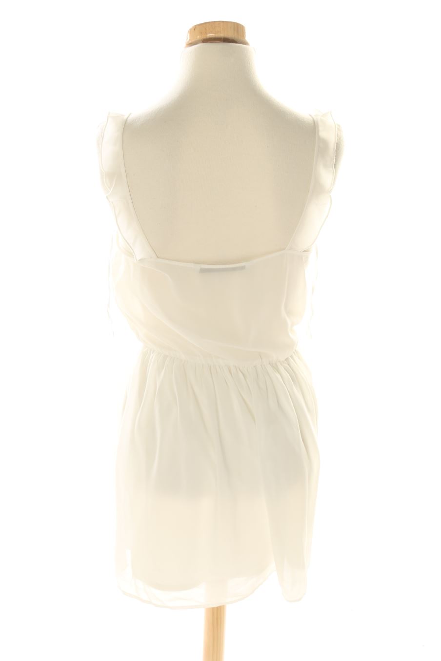 Robe casual Trafaluc de la taille S, de couleur blanc