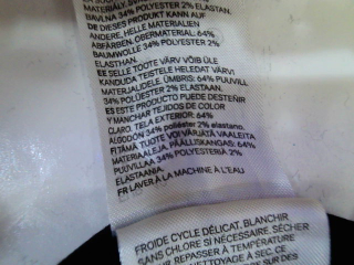Pantalones cortos de H&M de la talla 40, de color negro de ropa vaquera