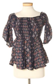 Blusa a maniche corte S Hollister, foto 1 di 2