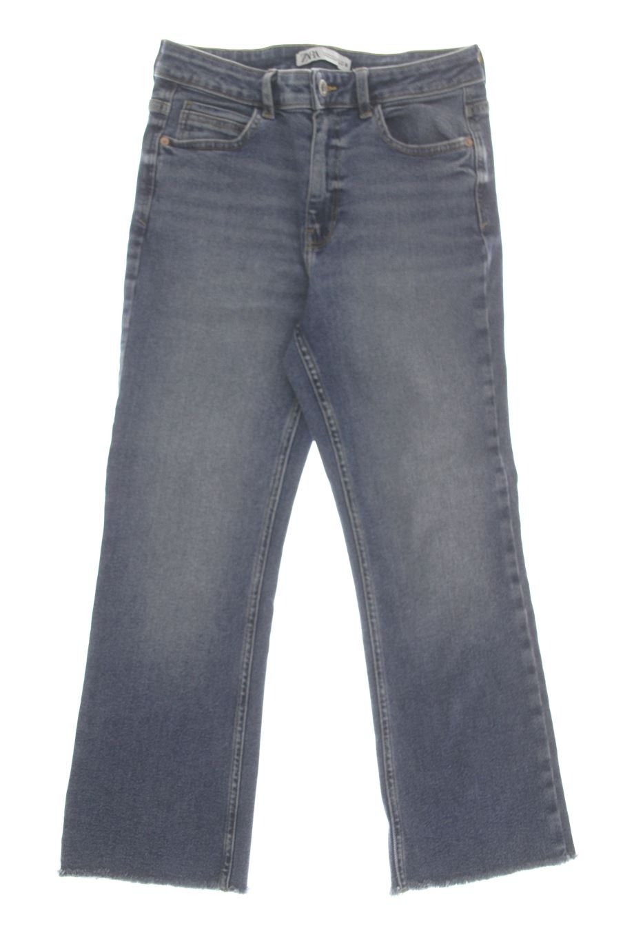 Jeans Zara de la taille 38, de couleur bleu de denim