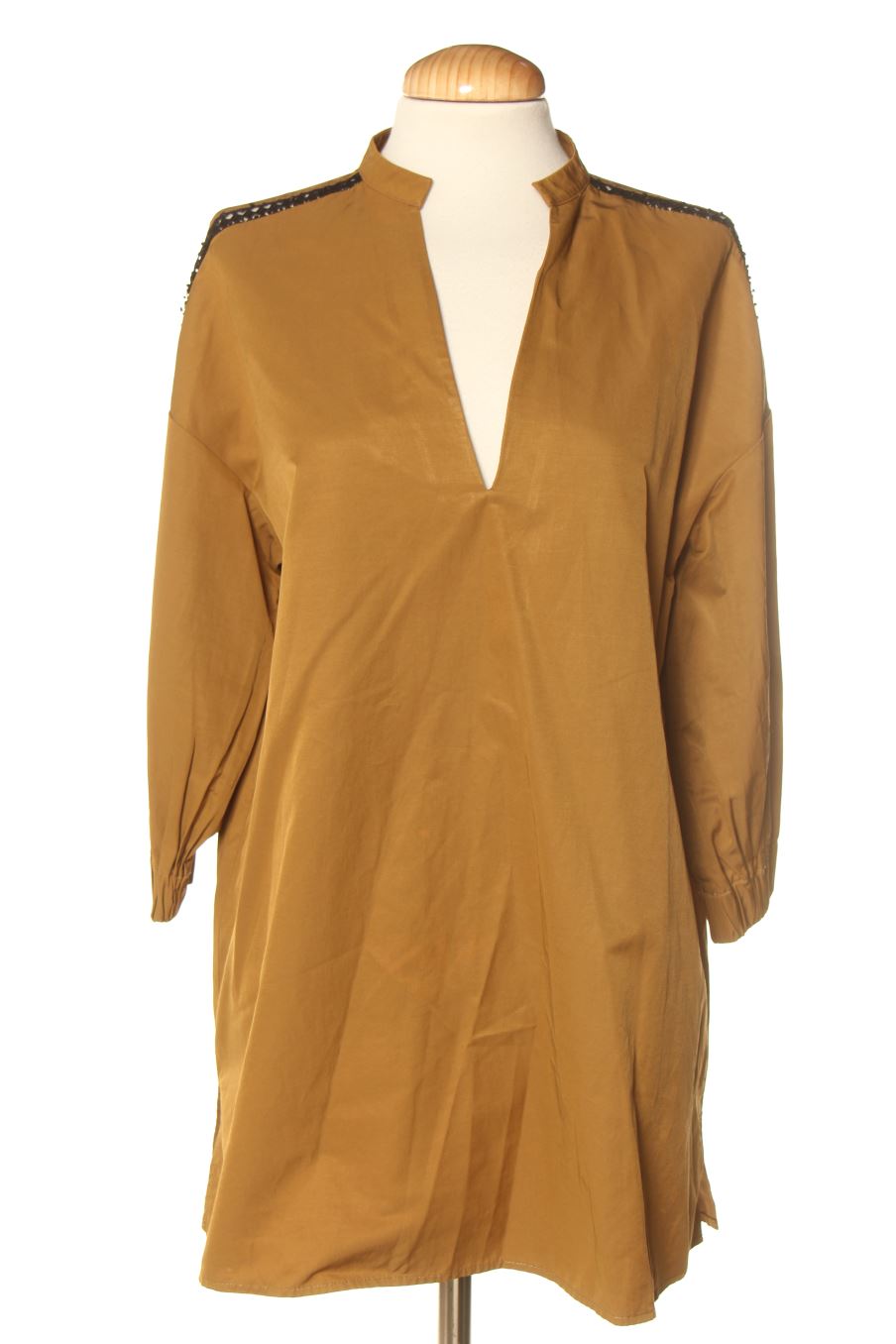 Blusa de manga larga de PERCENTIL de la talla M, de color marrón